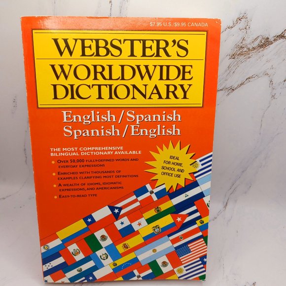 Webster's Worldwide Dictionary ( English/ Spanish) Pre-Owned - Picture 2 of 3